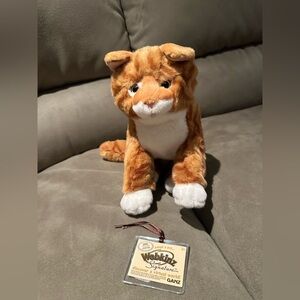 Webkinz signature orange tabby cat with sealed code